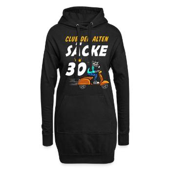 30. Geburtstag Geschenk für Männer 30. Ehrentag - Hoodie-Kleid - Schwarz - Vorne