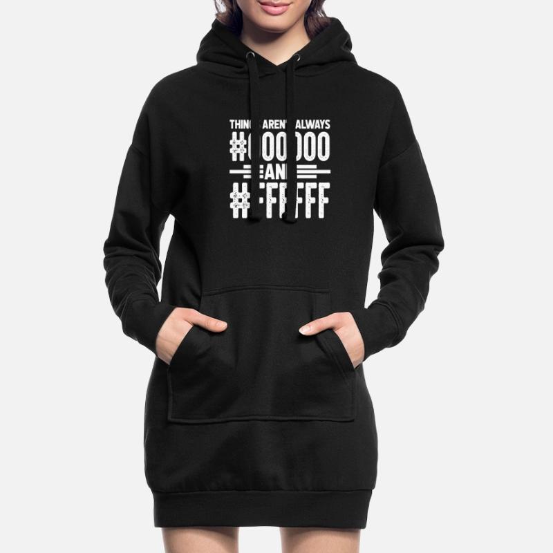 Programmeur Compuer Nerd Coder Software Cadeau Sweat-shirt à capuche long Femme