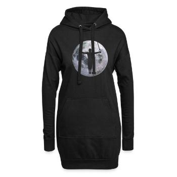 Calisthenics Street Workout Gymnastik Fitness - Hoodie-Kleid - Schwarz - Vorne