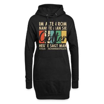 Lustige Steuerfachangestellte Sprüche - Hoodie-Kleid - Schwarz - Vorne
