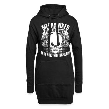 Industriemechaniker Witz Mechaniker - Hoodie-Kleid - Schwarz - Vorne