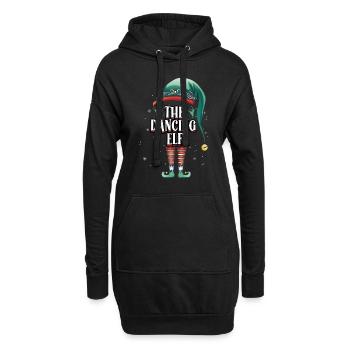 Funny The Dancing Elf Christmas Holiday Costume - Hoodie-Kleid - Schwarz - Vorne