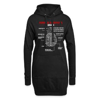 Futur crimonologue Forensic Science Forensic - Sweat-shirt à capuche long Femme - noir - Devant