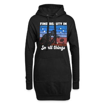 Photographe Photographie Photographe - Sweat-shirt à capuche long Femme - noir - Devant