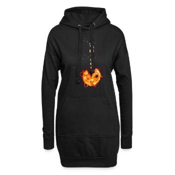 Système solaire, Planètes solaires, Astrologie - Sweat-shirt à capuche long Femme - noir - Devant