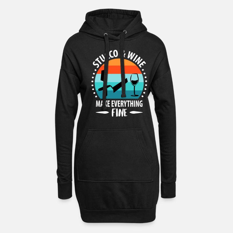 Plasterer Plasterer Plasterer Plasterer Gift - Hoodie Dress - black