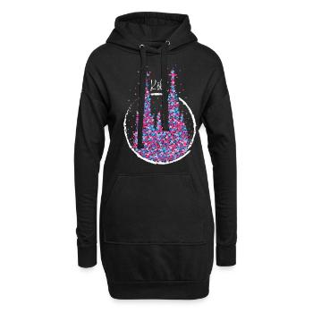 Cologne Real Carnaval de Cologne Carnaval - Sweat-shirt à capuche long Femme - noir - Devant