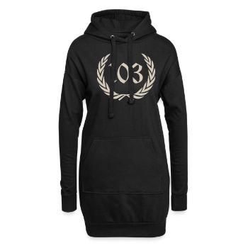 stari, 103, era - Hoodie-Kleid - Schwarz - Vorne