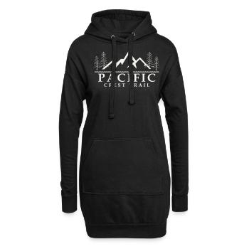 Pacific Crest Trail. - Hoodie-Kleid - Schwarz - Vorne