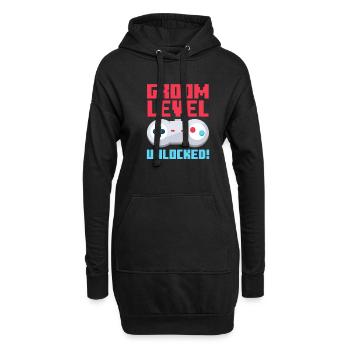 Junggesellenabschied - Hoodie-Kleid - Schwarz - Vorne