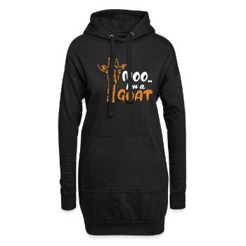 Chèvre Farm Farmer Goats Farmer Gift - Sweat-shirt à capuche long Femme - noir - Devant