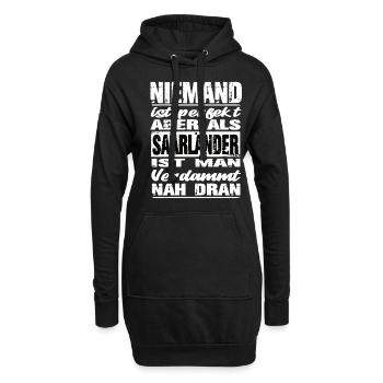 Saarländer - Hoodie-Kleid - Schwarz - Vorne