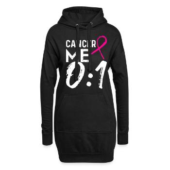 Cancer Chemotherapy Chemo Gift - Hoodie Dress - black - Front