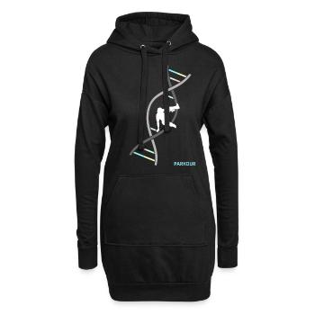 Parkour Freerunning Backflip Freestyle Acrobaties - Sweat-shirt à capuche long Femme - noir - Devant