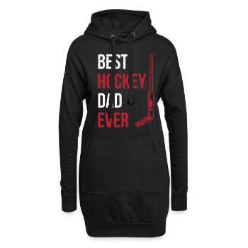 Best Hockey Dad ever Quote for your Hockey Dad - Hoodie-Kleid - Schwarz - Vorne