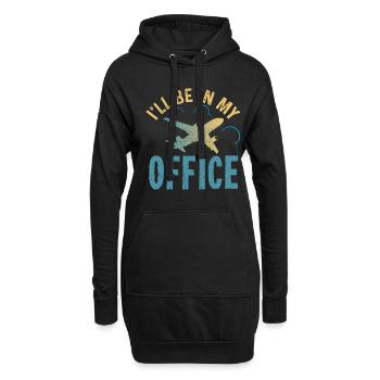 Pilot - Hoodie Dress - black - Front