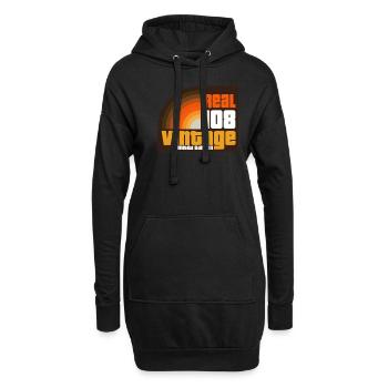 108 Real Vintage Limited Edition - Hoodie-Kleid - Schwarz - Vorne
