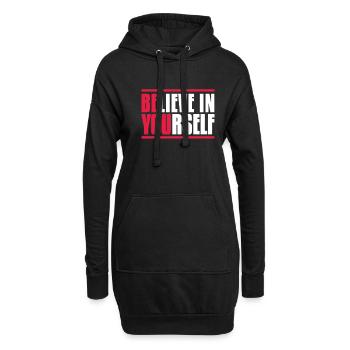 Motivation - Sweat-shirt à capuche long Femme - noir - Devant