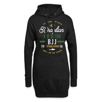 BJJ Jiu Jitsu Brésilien - Sweat-shirt à capuche long Femme - noir - Devant