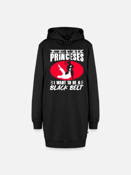 Brazilian Jiu Jitsu MMA Bjj Hugger - Hoodie-Kleid - Schwarz