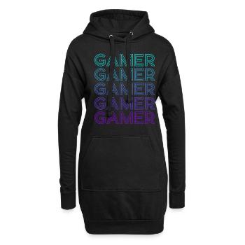 Play - Hoodie Dress - black - Front