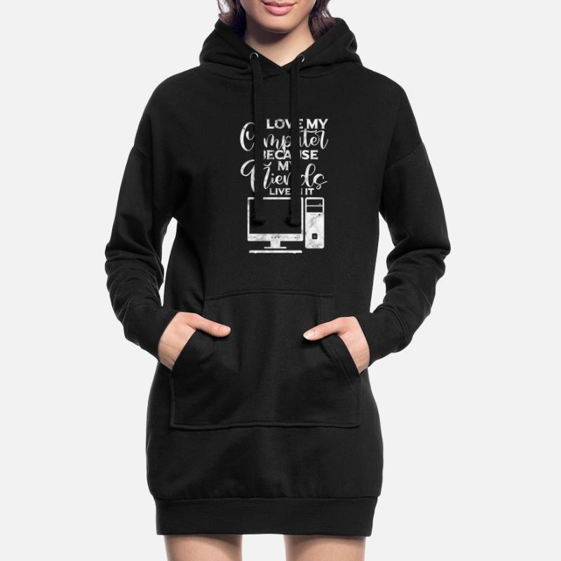 Computer Nerd PC Programmierer Informatik Geschenk Hoodie-Kleid