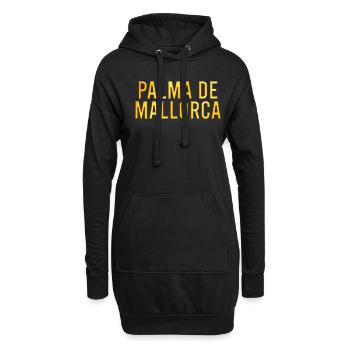 Mallorca - Hoodie-Kleid - Schwarz - Vorne