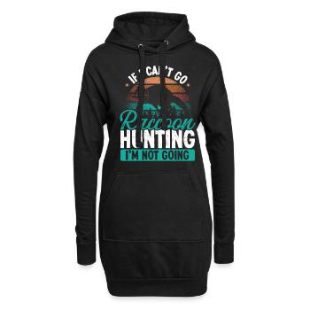Raccoon Hunting Vintage Raccoon Hunter Accessoire - Hoodie-Kleid - Schwarz - Vorne
