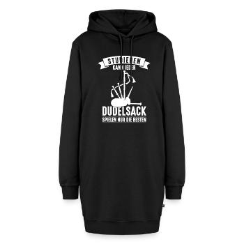 Studieren Kann Jeder Dudelsack Nur Die Besten - Hoodie-Kleid - Schwarz - Vorne
