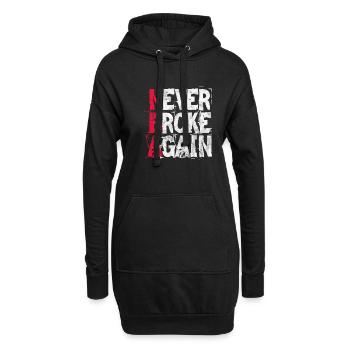 Motivation Motiver Carrière Dire Cadeau - Sweat-shirt à capuche long Femme - noir - Devant