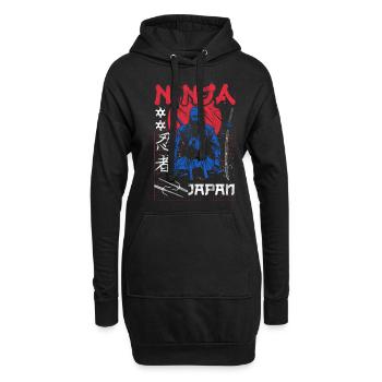 Ninja Geschenk Karate Ninjutsu Judo Samurai Japan - Hoodie-Kleid - Schwarz - Vorne