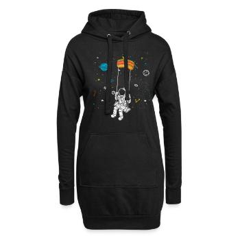 Hot Dog Lover Saucisse Fast Food Hot-dog nourriture - Sweat-shirt à capuche long Femme - noir - Devant