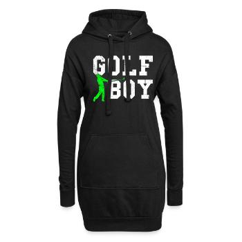 golf boy - Hoodie-Kleid - Schwarz - Vorne