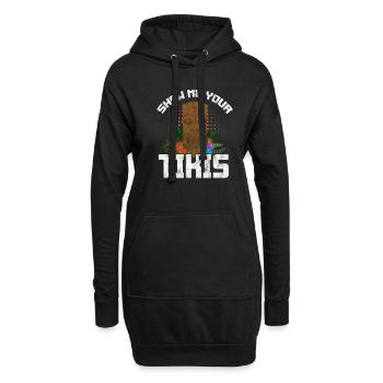 Hawaii Vacation Aloha Cadeau hawaïen d’été - Sweat-shirt à capuche long Femme - noir - Devant