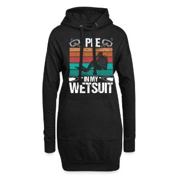 Scuba Diver I pee in my Wetsuit Funny Scuba Diving - Hoodie-Kleid - Schwarz - Vorne
