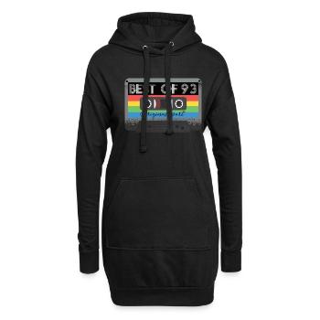 Best Of 93s Cassette 93s Retro - Hoodie Dress - black - Front
