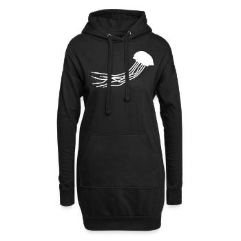 Synthétiseur Méduse Méduse Synthétiseurs modulaires - Sweat-shirt à capuche long Femme - noir - Devant