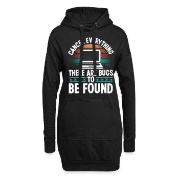 Quality Assurance Vintage Bugs Code Testing QA - Hoodie Dress - black - Front