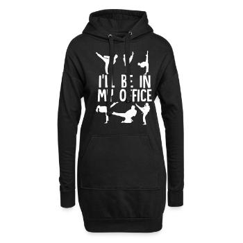 TKD Korean Martial Arts Tae Kwon - Hoodie-Kleid - Schwarz - Vorne