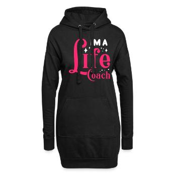Life Coach Mentor Trainer Mindset Influencer Blog - Hoodie Dress - black - Front