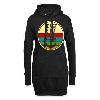 Rostock Flensburg Grömitz Kiel Lübeck - Sweat-shirt à capuche long Femme - noir - Devant