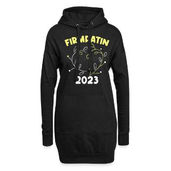 Firmpatin 2023 Firmung - Hoodie-Kleid - Schwarz - Vorne