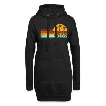 Retro since September 2009 - Geburtstag im Septemb - Hoodie-Kleid - Schwarz - Vorne