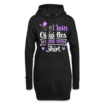 Mein offizielles Firmpatin - Hoodie-Kleid - Schwarz - Vorne