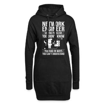 Netzwerkingenieur Network Engineer Computer - Hoodie Dress - black - Front
