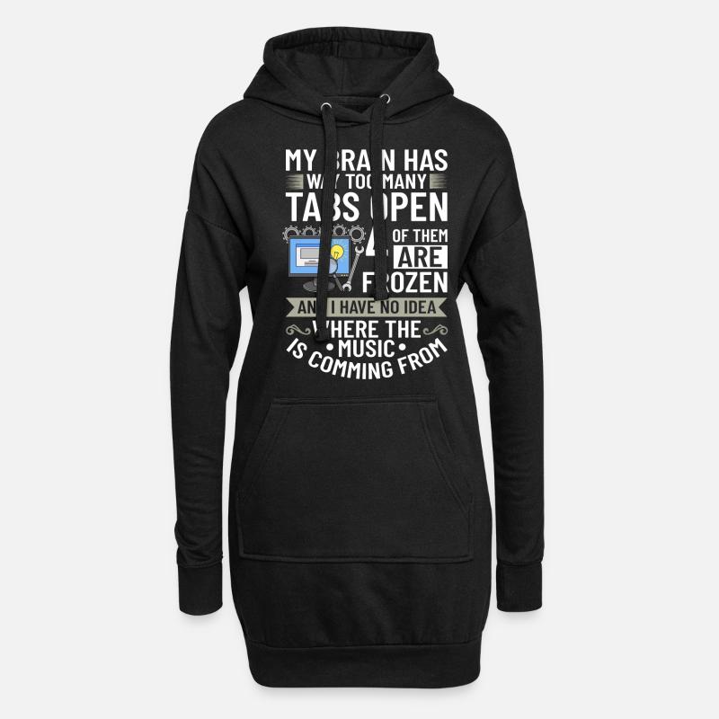 Software Development Software Developer Developer - Hoodie Dress - black