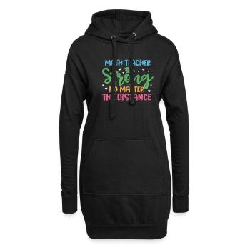 Mathematics - Hoodie Dress - black - Front