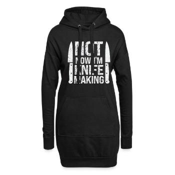 Knifemaking Knife Making Bladesmith Smithing Knife - Hoodie Dress - black - Front