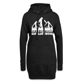 Eifel Eifelsüchtig Witz Wandern Eifler - Hoodie-Kleid - Schwarz - Vorne