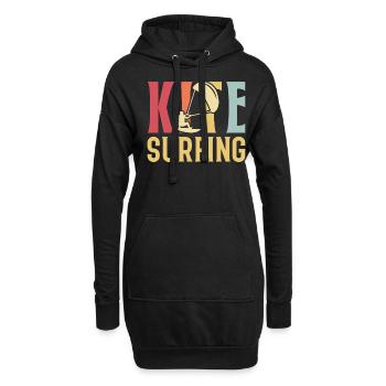 Le kitesurf est ma thérapie - Kitesurf - Sweat-shirt à capuche long Femme - noir - Devant